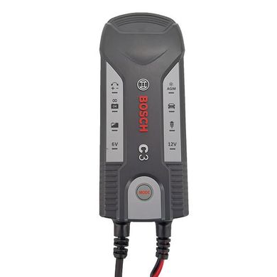 Зарядний пристрій Bosch C3 для акумуляторів 6-12V, 14–120 A*ч (0 189 999 03M)