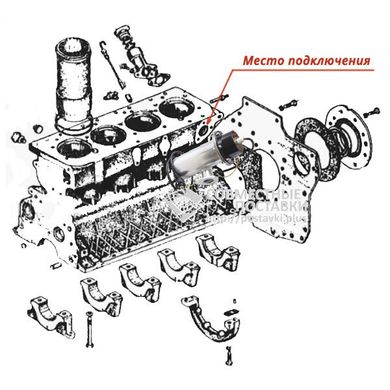 Подогреватель предпусковой блока двигателя МТЗ (1800W — 220V) PPBD