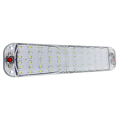 Ліхтар LED для освітлення салону з вимикачем 12В-80В 250х60х10 мм