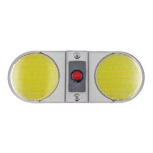 Ліхтар LED для освітлення салону з вимикачем 12В-80В 200х75х15 мм COB-діоди 96 шт