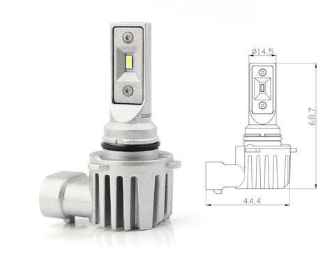 Комплект світлодіодних ламп BAXSTER SE Plus HB4 P22d 9-32V 6000K 4000lm