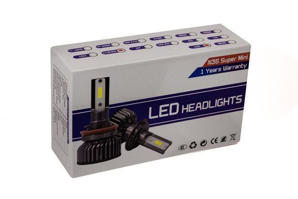 Комплект LED ламп HeadLight T18 HB4 (P22d) 30W 9-32V 6000K