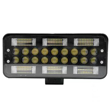 LED фара 68W (72 діода, ближнє + дальнє світло, 3 провода) 6800 Lm 10-80V 6000K