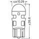Комплект светодиодных ламп OSRAM 2825DRP-02B W5W Red 12V