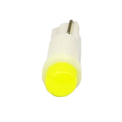 LED Лампа безцокольна T5 W2x4.6d 12V-COB-0.5W (панель приладів, підсвітка)