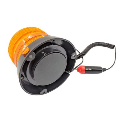 Проблесковый маячок LED мигалка на магните 112х122 мм оранжевый