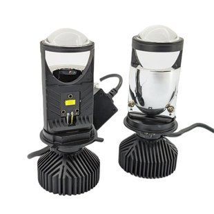 Комплект LED ламп HeadLight P5 H4 6000K 3800lm чіткий світловий кордон (з вентилятором)