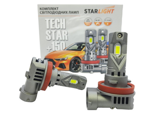 Комплект світлодіодних ламп StarLight TechStar +150% H11(H8/H9/H16) 5500K 9-16V