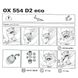 Фильтр масляный OX554D2 KNECHT MAHLE для Toyota Land Cruiser 200, Lexus LX/RC/ 4.5-5.7 07-