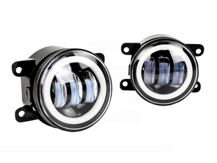 Комплект протитуманних LED фар StarLight SB-350+DRL D=90мм біле світло (Renault, Citroen, Ford, Mitsubishi, Opel, Peugeot, Subaru)