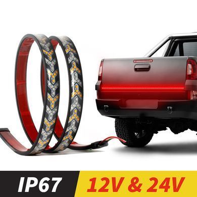 LED Y стрічка 12-24 В 240х2,5 см стопи, повороти