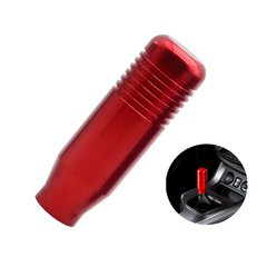 Ручка рычага КПП Красная 85х30 мм алюминий наконечник рукоятка