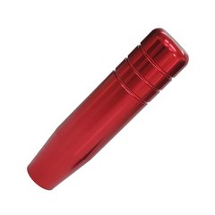 Ручка важеля КПП Червона 130х31 мм алюміній наконечник рукоятка