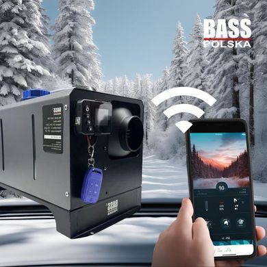 Автомобільний дизельний обігрівач WEBASTO Bass Polska 8кВт з Wi-Fi і паливним баком на 5 л