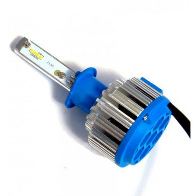 Комплект LED ламп TurboLed T1 H1 6000K 50W 12/24v CanBus с активным охлаждением