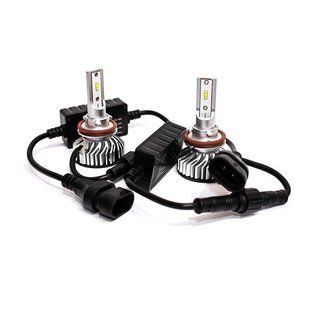 Комплект LED ламп AllLight F2 H11 50W 6500K 7000lm з вентиляторами (Philips technology)