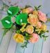 Мило ручної роботи Букет троянди з антуріумом або калами зелений