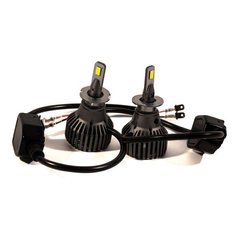 Комплект LED ламп HeadLight F1X H3 (Pk22s) 52W 12V 8400Lm с активным охлаждением (увеличенная светоотдача)