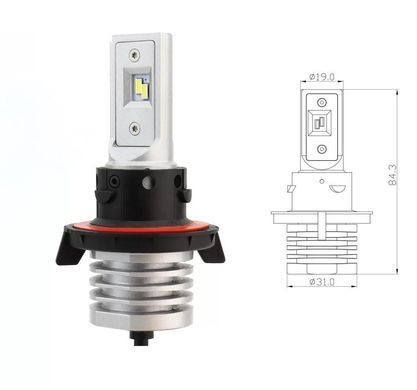 Комплект світлодіодних ламп BAXSTER SE Plus H13 P26.5t 9-32V 6000K 4000Lm