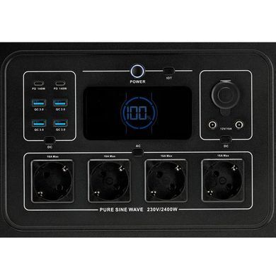 Портативна електростанція YATO YT-83095 LiFePO4 2400W (пік 4500W), 2232Wh &mdash; Енергонезалежність для дому та авто
