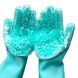 Силиконовые варежки Magic Silicone Gloves Pink для уборки чистки мытья посуды для дома бирюзовые