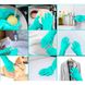 Силіконові рукавиці Magic Silicone Gloves Pink для прибирання чистки миття посуду для будинку бірюзові