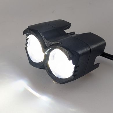 LED фара з чітким світловим кордоном 20W надяскрава мото-фара 20W х 2 комбо-промінь