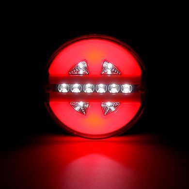 Фонарь LED задний 12В-24В 137х40 мм "Гамбургер" круглый 5.4"