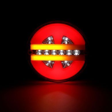 Фонарь LED задний 12В-24В 137х40 мм "Гамбургер" круглый 5.4"
