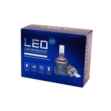Комплект LED ламп HeadLight F8L H4 (P43t) 30W 12V 3720Lm з пасивним охолодженням