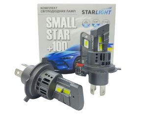 Комплект світлодіодних ламп StarLight SmallStar +100% H4/H19 5500K 9-16V