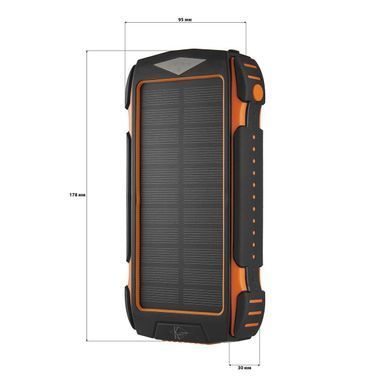 Павербанк 20000 mAh с солнечными панелями КВАНТ SC27