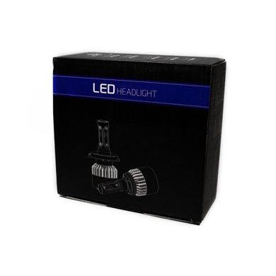 Комплект LED ламп HeadLight S2 H1 5000K 8000lm с вентилятором