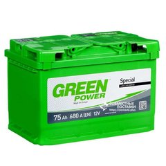 Аккумулятор Green Power 75 А.З.Г. со стандартными клеммами | L, EN680 (Азия)