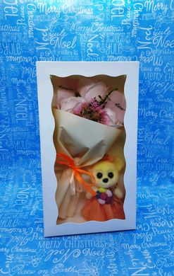 Подарочный набор " Мыльные розы с игрушкой"