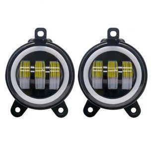 Комплект светодиодных противотуманных фонарей AllLight HPG-106+AE YELLOW для Lada Priora, Gazelle, Chevrolet Niva, Matiz