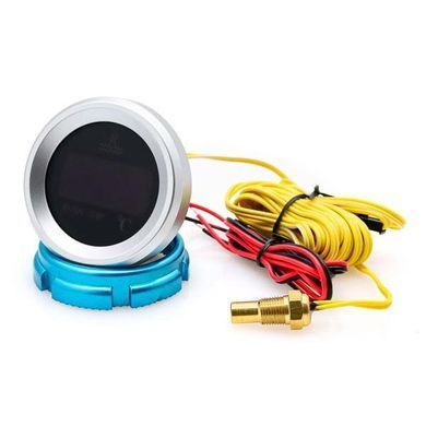 Указатель температуры электронный с датчиком 12-24V D=47-62 мм (термопара)