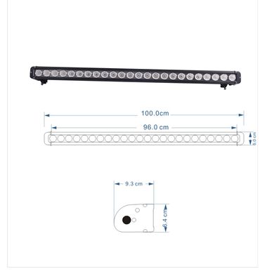 LED-прожектор фара 240W (10W х 24) 17280 LM светодиодная балка