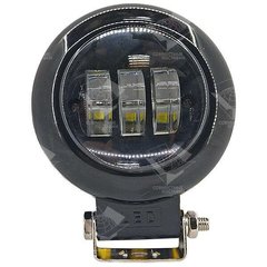 LED фара 30W 3x10W чітка світло-тіньова межа 2100 LM 10-30V, 6000K