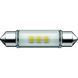 Світлодіодна лампа PHILIPS 11866WU70X1 C5W LED Ultinon Pro7000 Festoon SV8.5 WHITE 4000K 43mm 12V (1 шт)